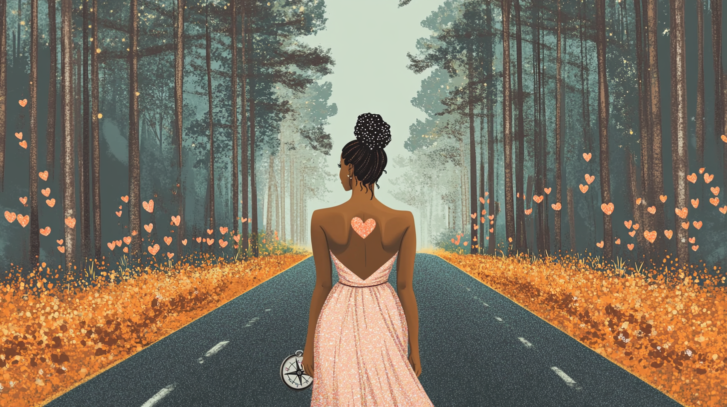 Journal artwork for A Bipolar Woman's Self-Reflection - Go Where Your Heart Takes You | Special Edition 100th Blog