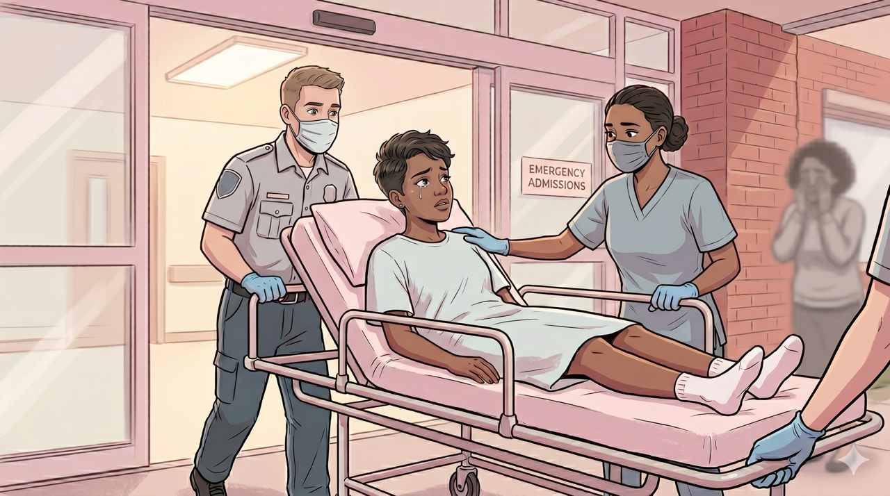 Journal artwork for Behind Locked Doors: A Lived Experience of Psychiatric Hospitalization - Part 1
