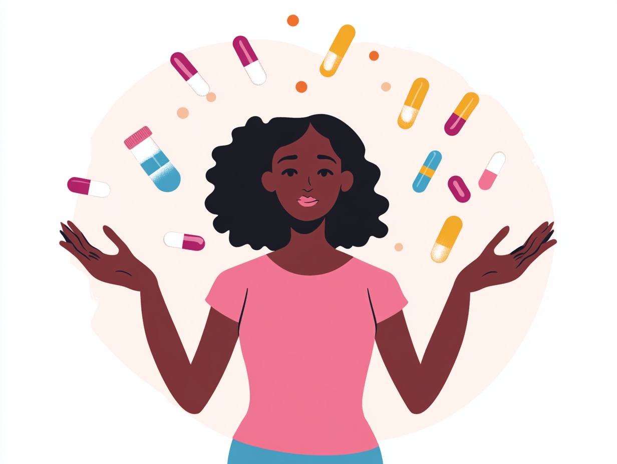 Journal artwork for My Journey with Medication: Finding the Right Balance as a Woman with Bipolar Disorder